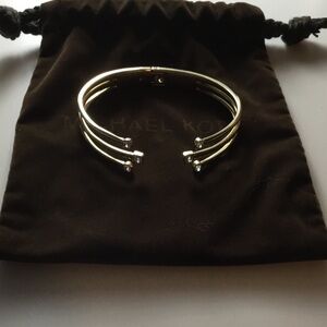 Michael Kors gold cuff bracelet